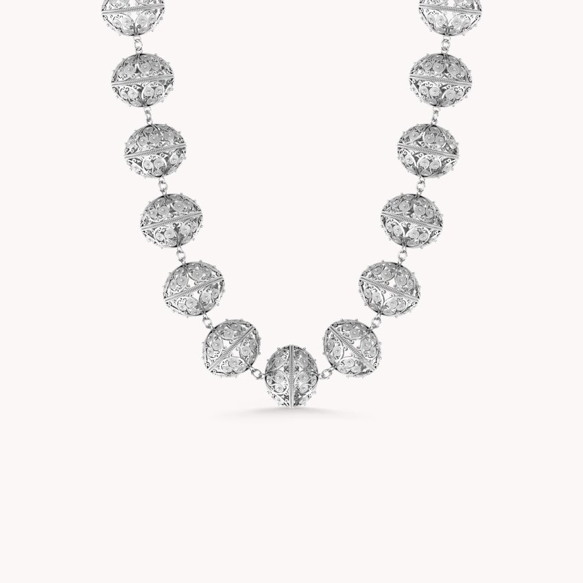 Srebrna ogrlica Šibenski Botuni Medium