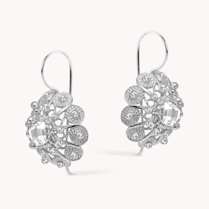 Srebrne naušnice Dalmatinski Ukras