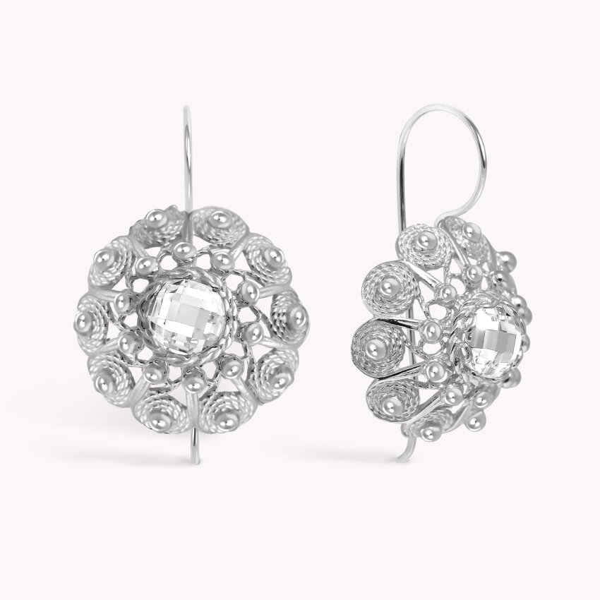 Srebrne naušnice Dalmatinski Ukras