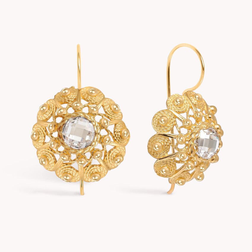 Srebrne naušnice Dalmatinski Ukras