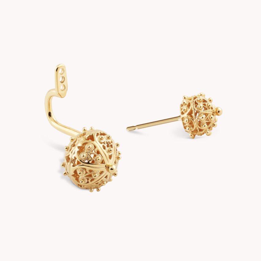 Srebrne naušnice Šibenski Botuni Small