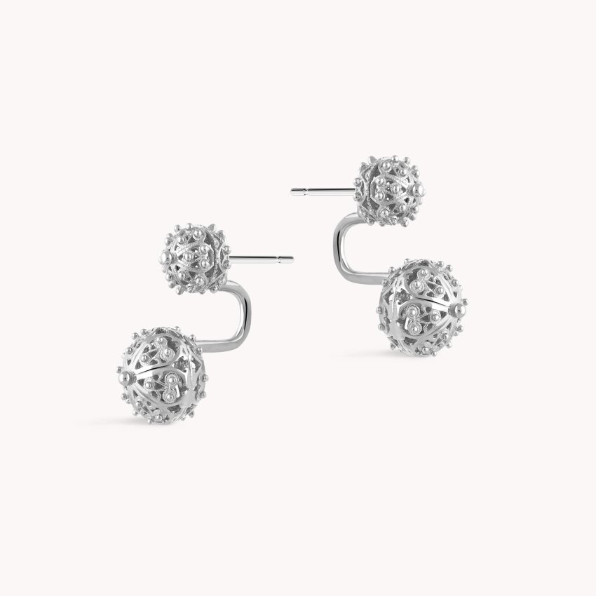 Srebrne naušnice Šibenski Botuni Small