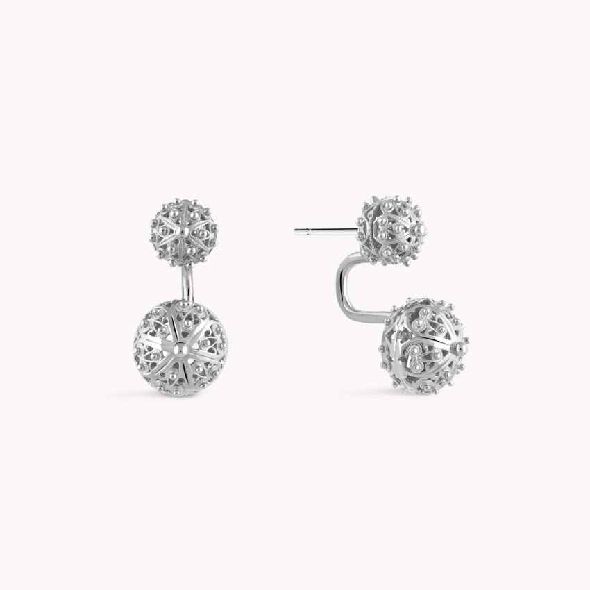 Srebrne naušnice Šibenski Botuni Small