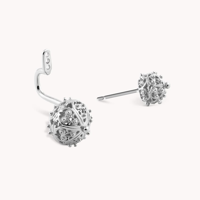 Srebrne naušnice Šibenski Botuni Small