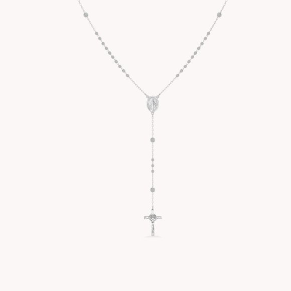 Srebrna ogrlica Rosary