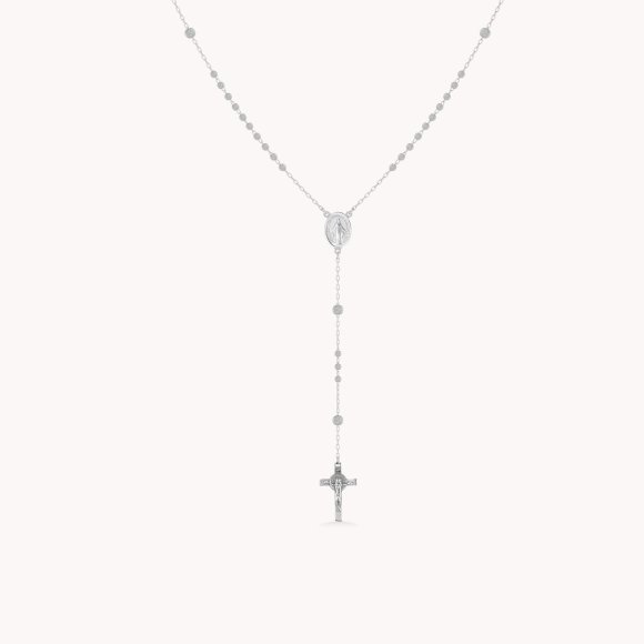 Srebrna ogrlica Rosary