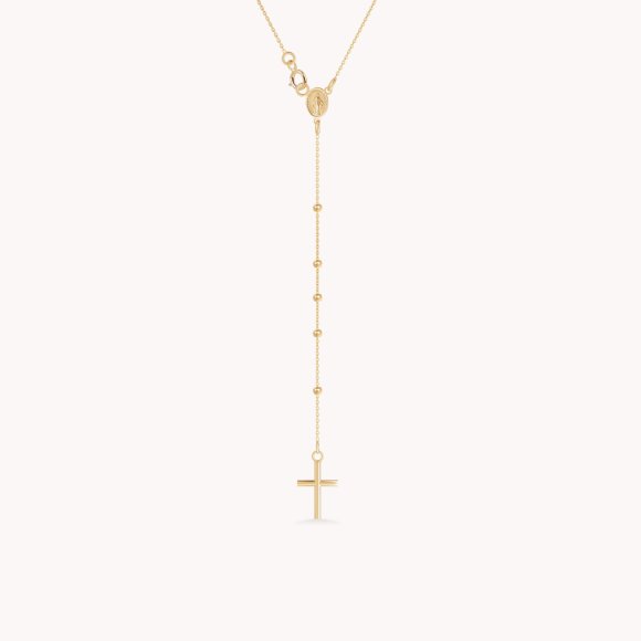 Srebrna ogrlica Holy Rosary