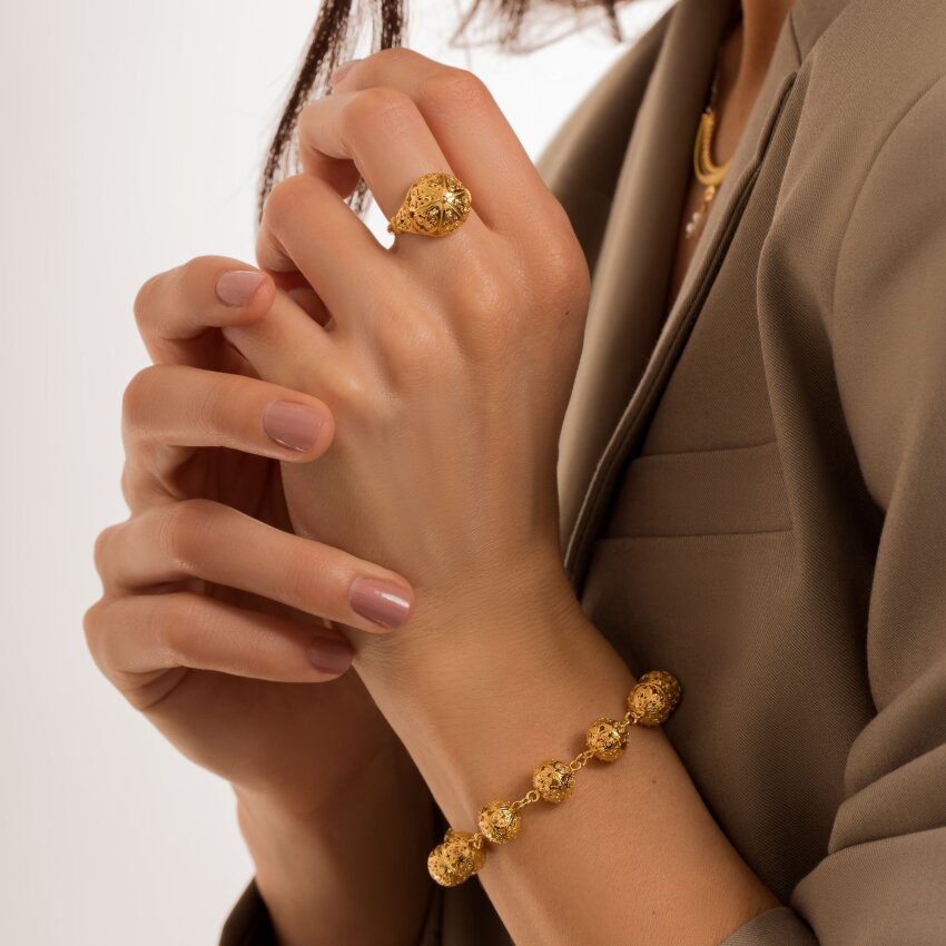 Srebrna narukvica Šibenski Botuni Medium