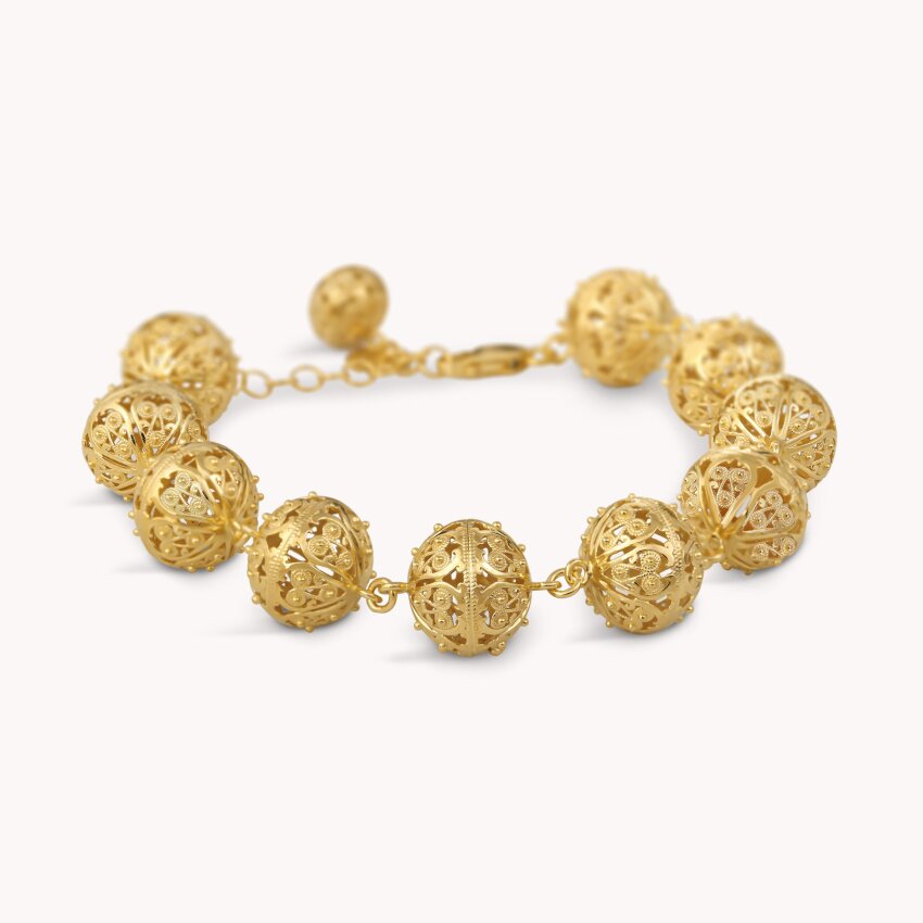 Srebrna narukvica Šibenski Botuni Large