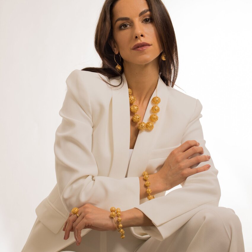 Srebrna narukvica Šibenski Botuni Large