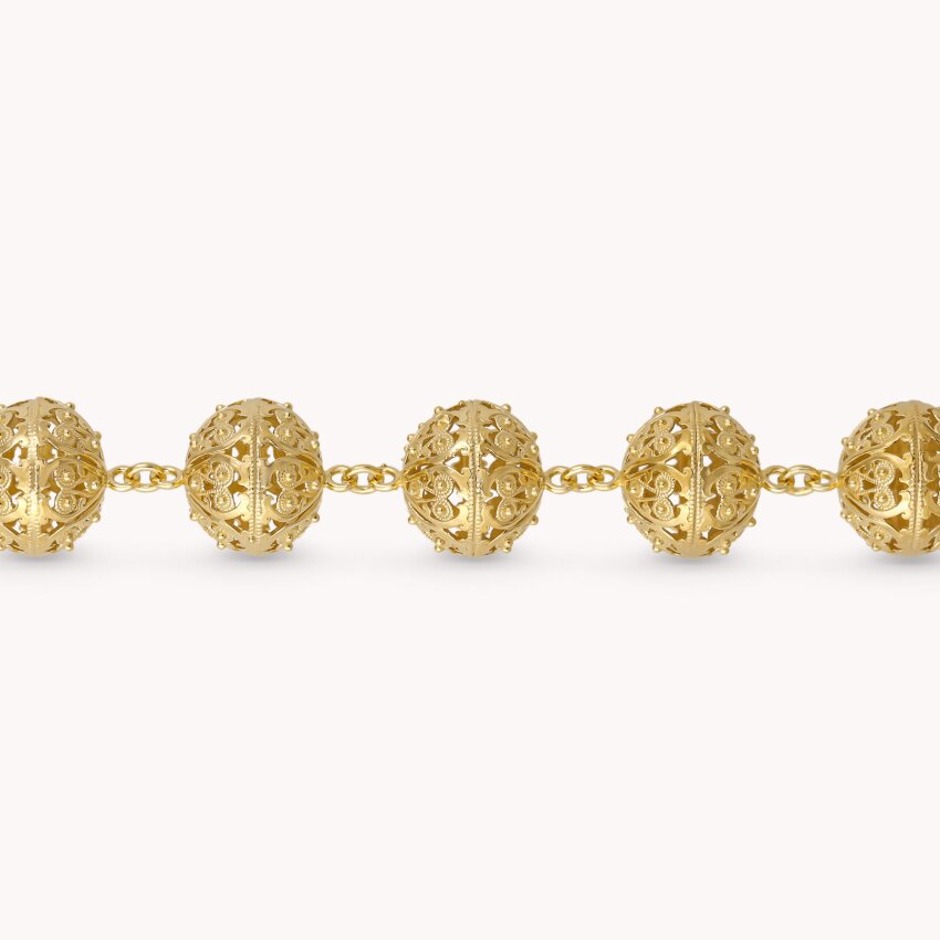 Srebrna narukvica Šibenski Botuni Large