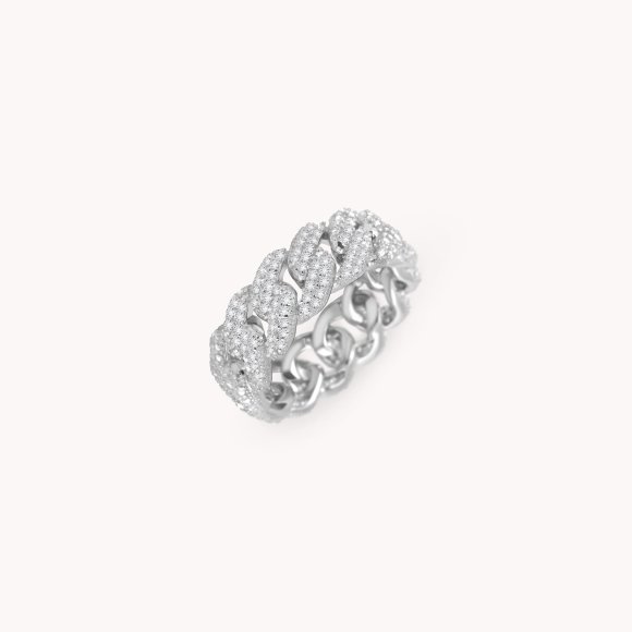 Srebrni prsten Shiny Chain