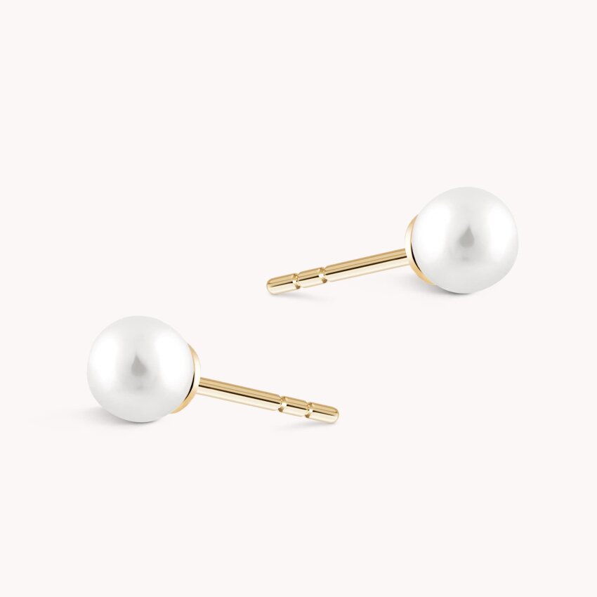 Zlatne naušnice Biser jednostavnosti Small