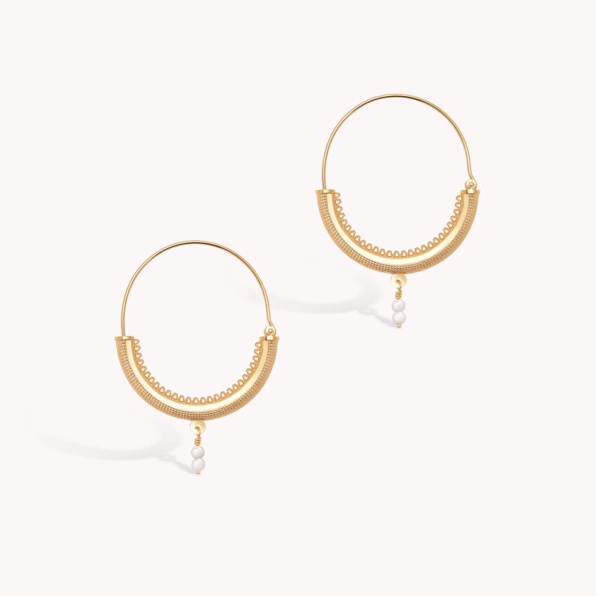 Zlatne naušnice Konavoke Medium