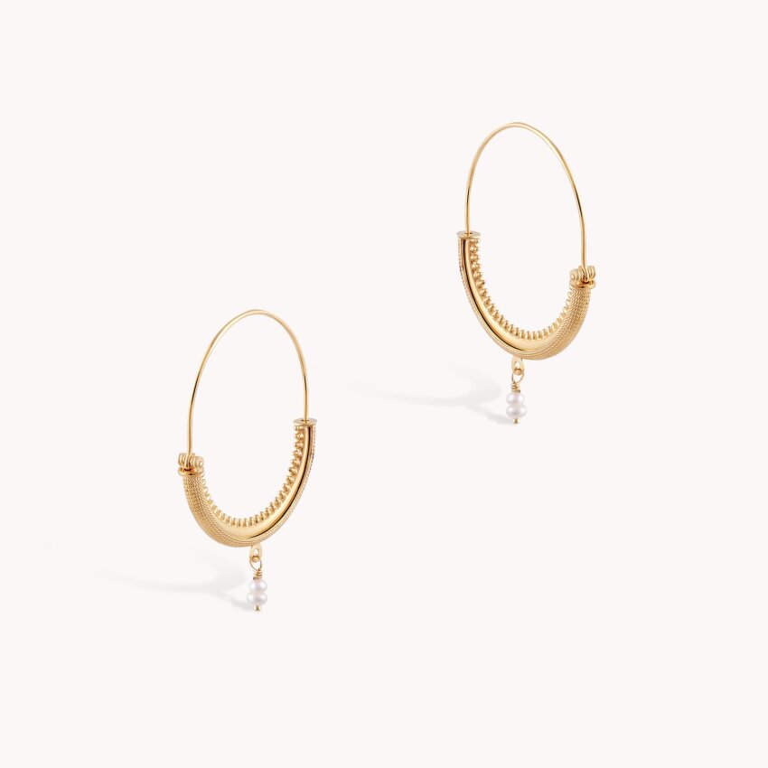 Zlatne naušnice Konavoke Medium