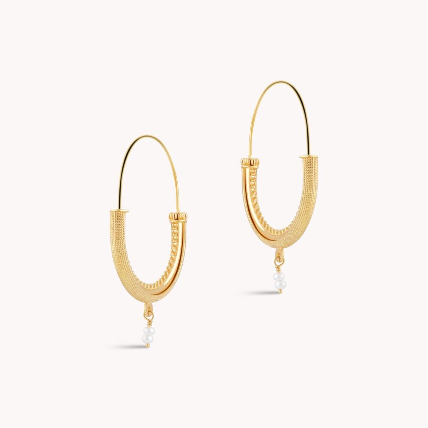 Zlatne naušnice Konavoke Large