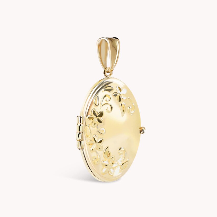 Zlatni privjesak Medaljon Nature