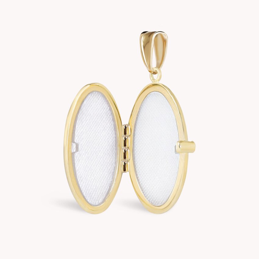 Zlatni privjesak Medaljon Nature