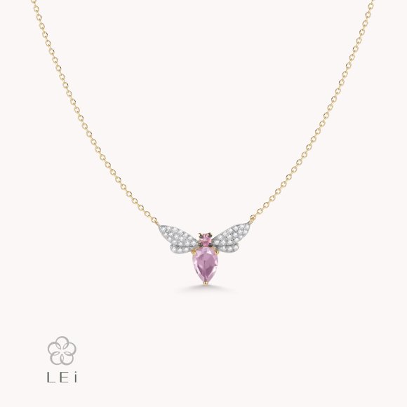 Fly Diamond Necklace