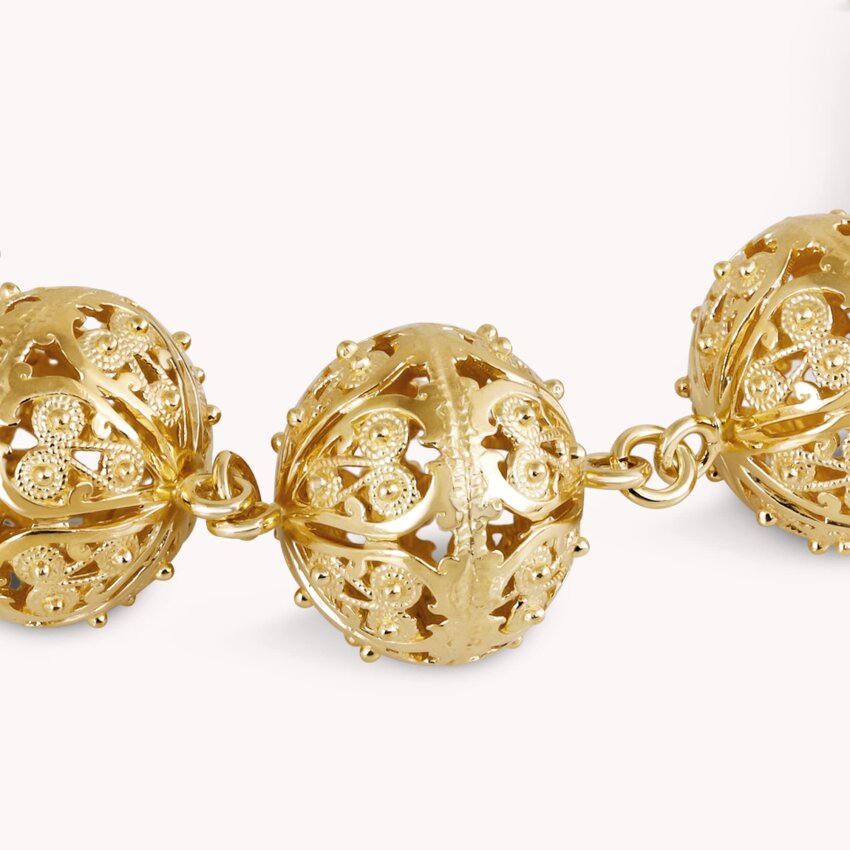 Srebrna narukvica Šibenski Botuni Medium