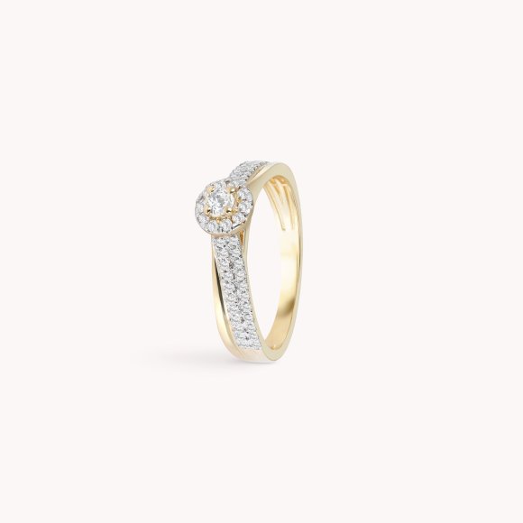 Dijamantni prsten Sunlight 0,1CT
