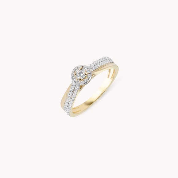 Dijamantni prsten Sunlight 0,1CT