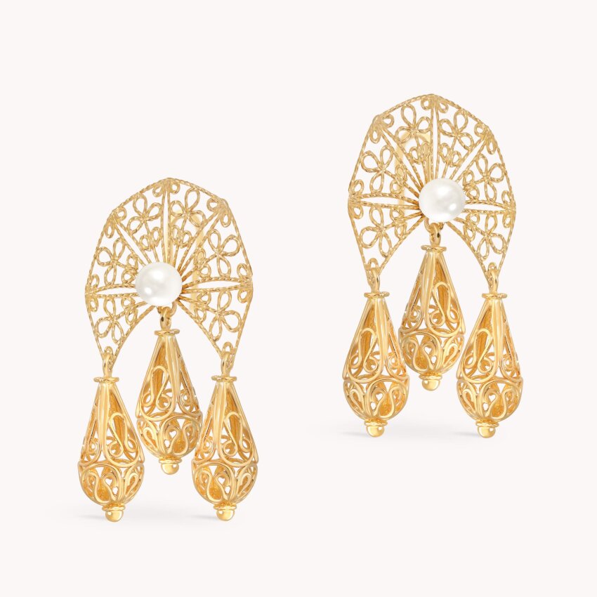 Srebrne naušnice Dalmatinska Čipka