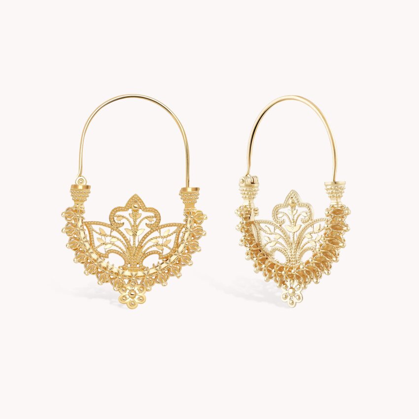 Srebrne naušnice Rećine