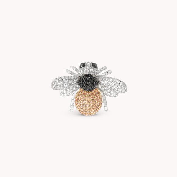Srebrni broš Bee