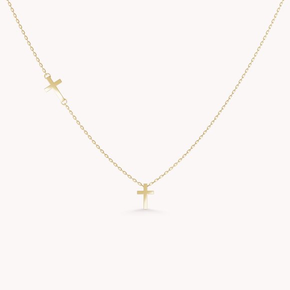 Zlatna ogrlica Crosses