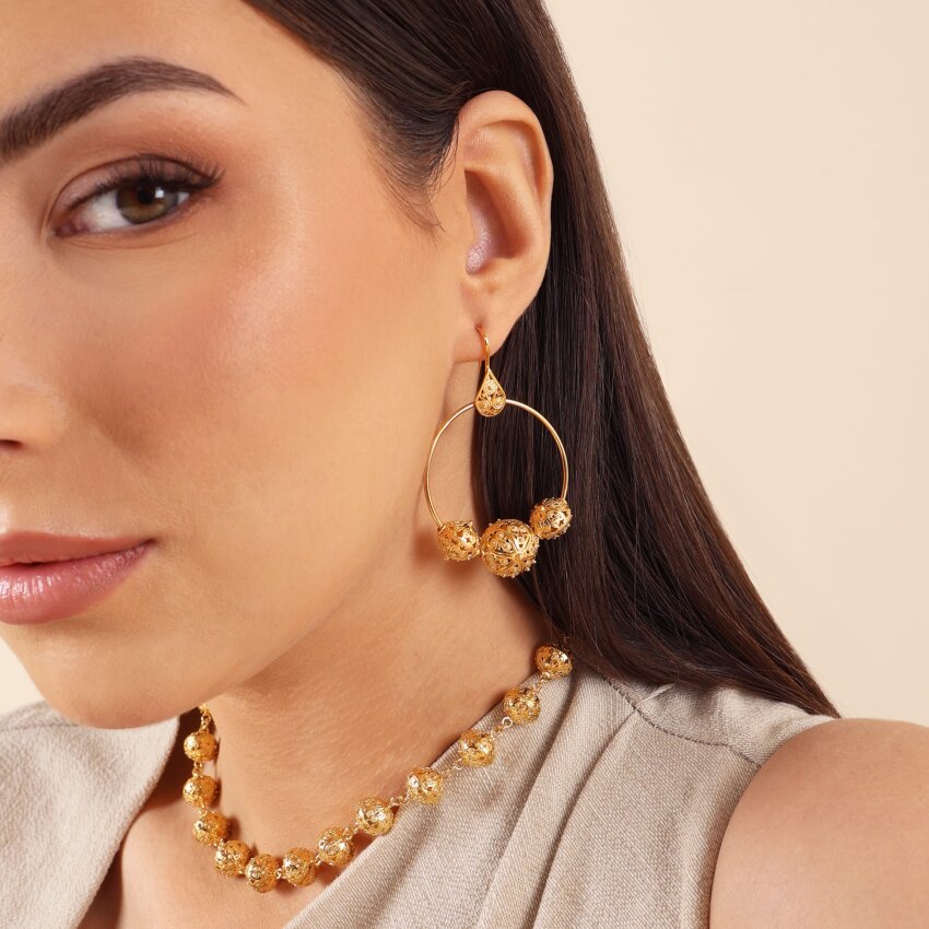 Srebrne naušnice Botuni