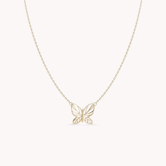 Zlatna ogrlica Butterfly