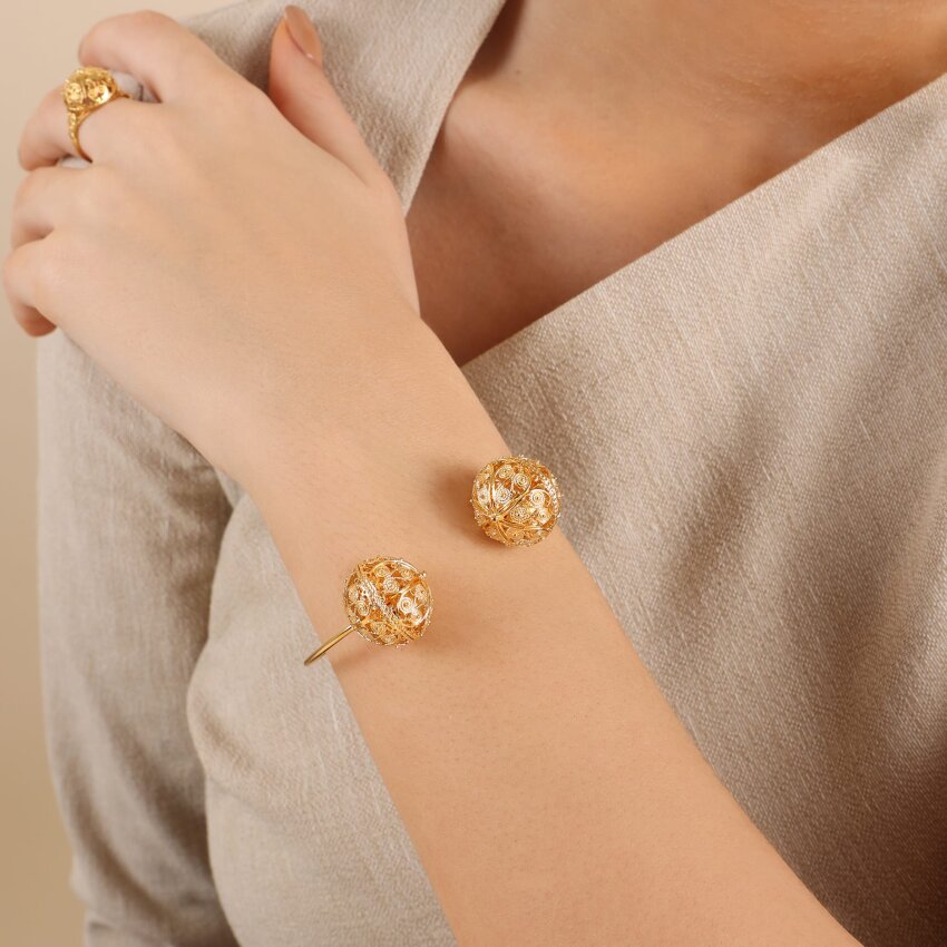 Srebrna narukvica Šibenski Botuni Large