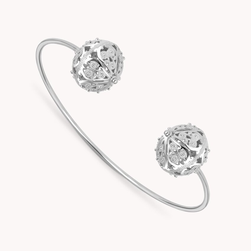 Srebrna narukvica Šibenski Botuni Large