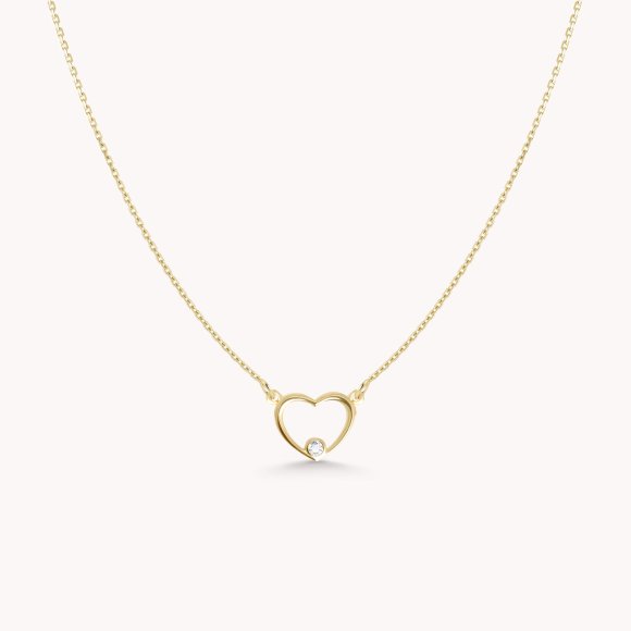 Zlatna ogrlica Pure Heart