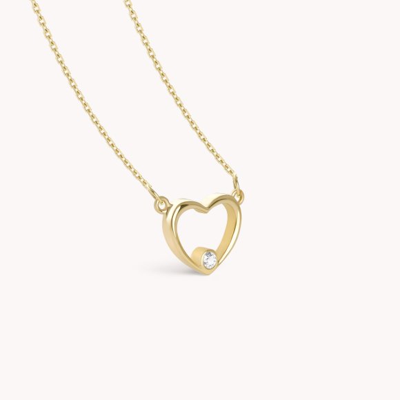 Zlatna ogrlica Pure Heart