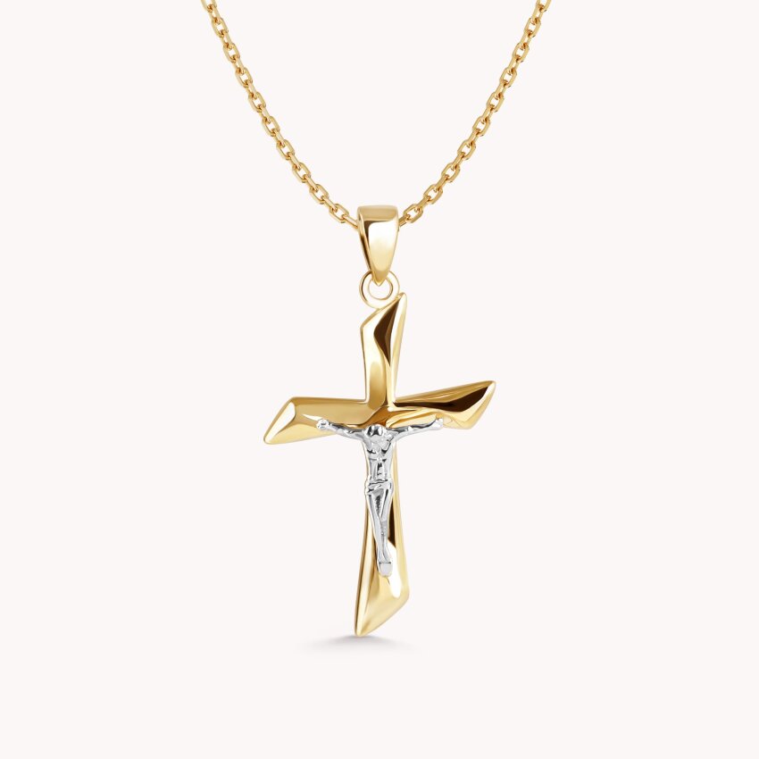 Zlatni privjesak Cross