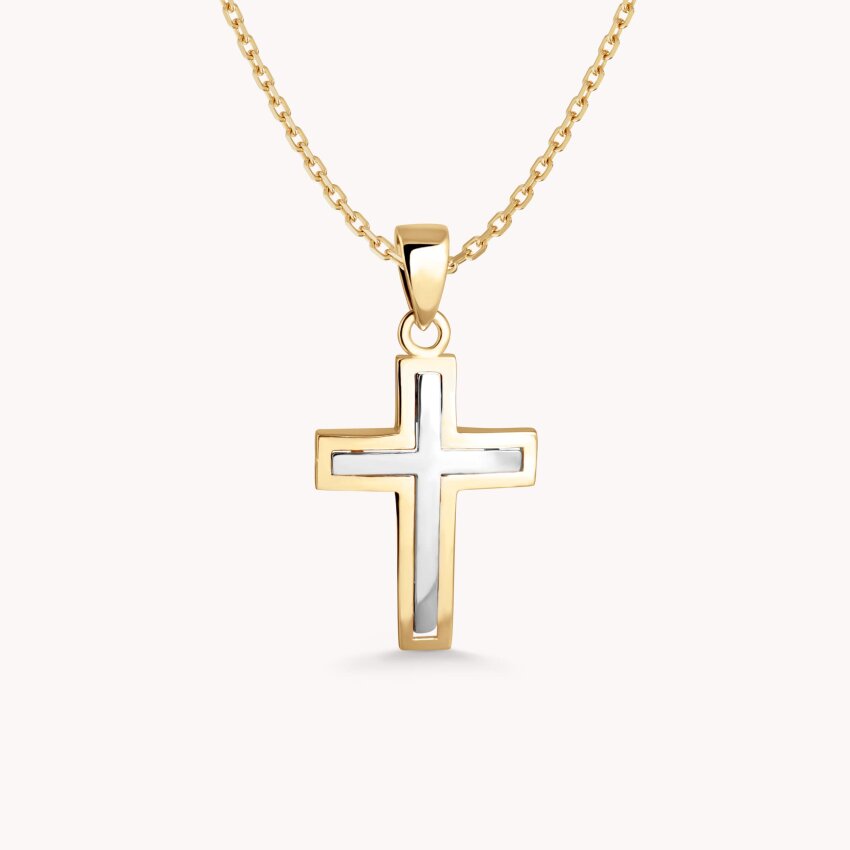 Zlatni privjesak Cross