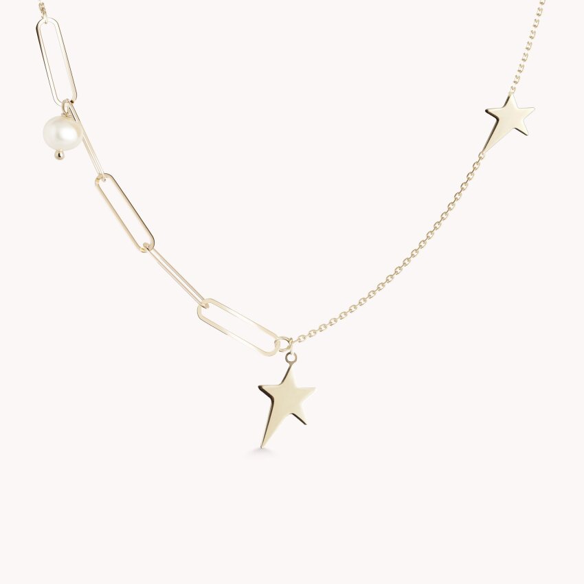 Zlatna ogrlica Falling Stars