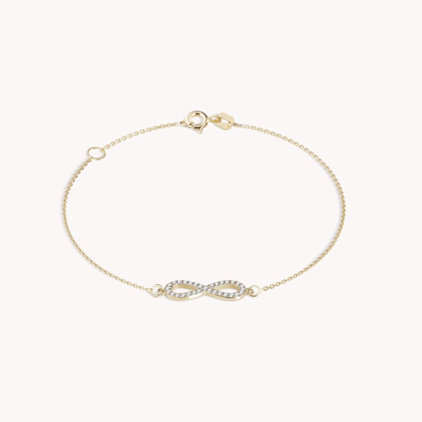 Zlatna narukvica Infinity