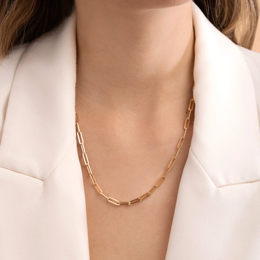 Zlatna ogrlica Modern Shine