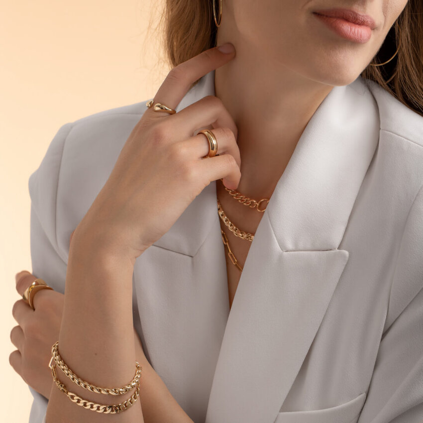 Zlatna ogrlica Pretty