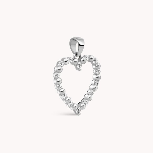 Zlatni privjesak Sparkling Heart