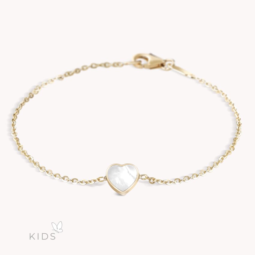 Zlatna narukvica Happy Heart