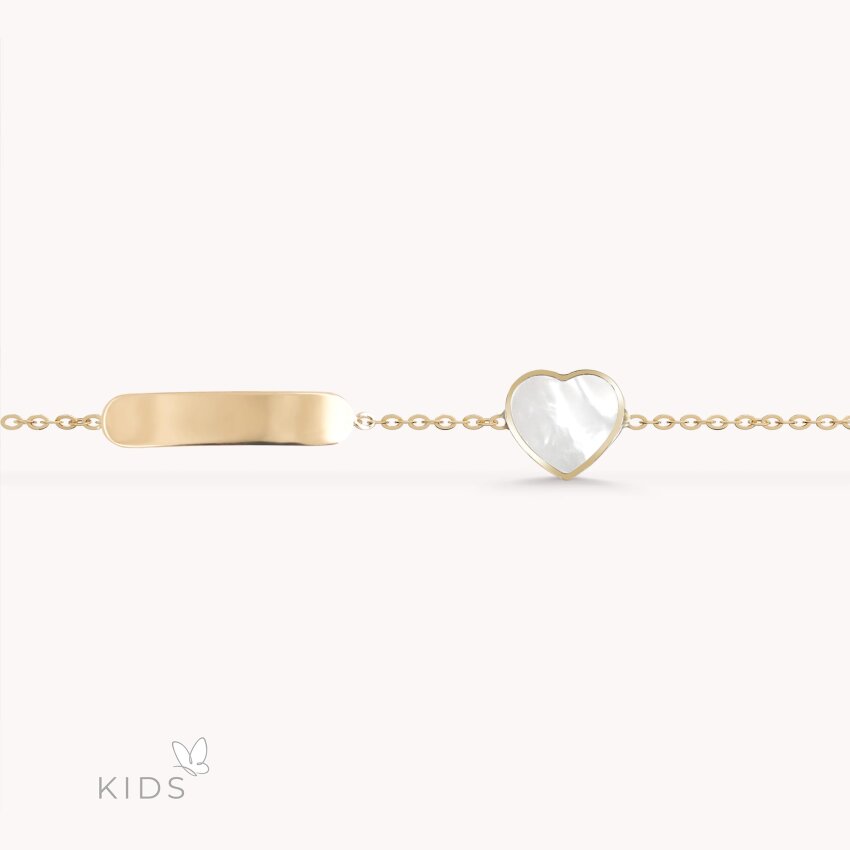 Zlatna narukvica Cute Heart