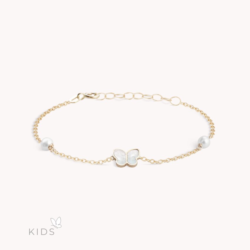 Zlatna narukvica Bright Butterfly