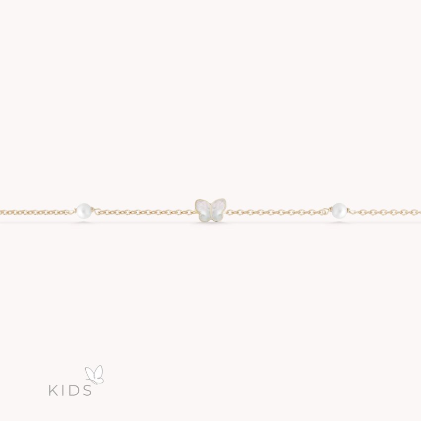 Zlatna narukvica Bright Butterfly