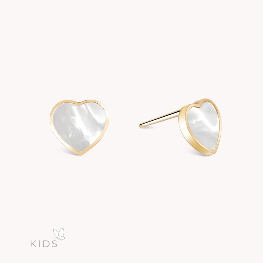 Zlatne naušnice Happy Heart