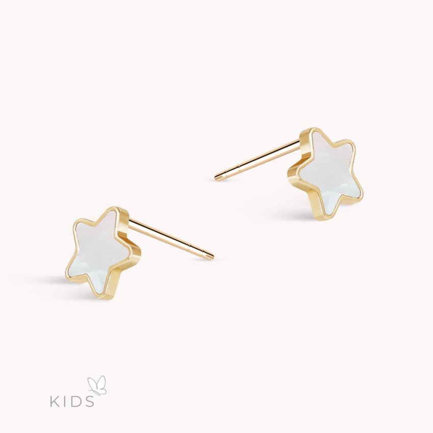 Zlatne naušnice Pretty Star