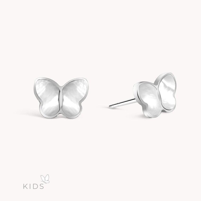 Zlatne naušnice Butterfly